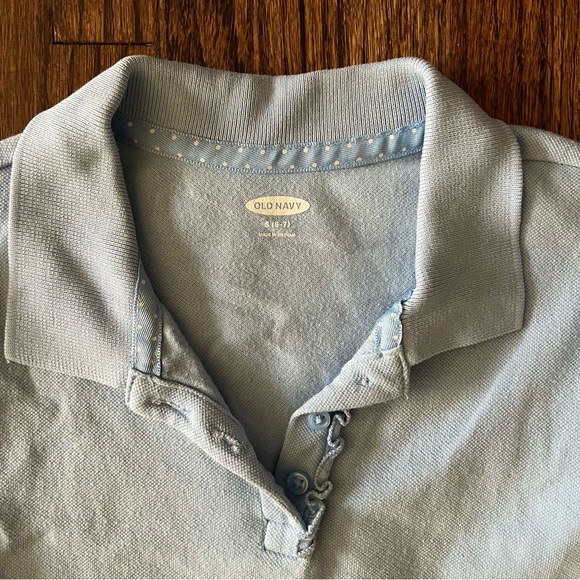 Old Navy School Uniform Pique Polo Dress for Girls -  Light Blue - Size Small - Picture 2 of 3